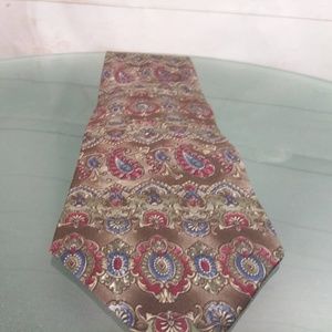 Bill Blass 100% Silk Geometric Neck Tie Costa Rica